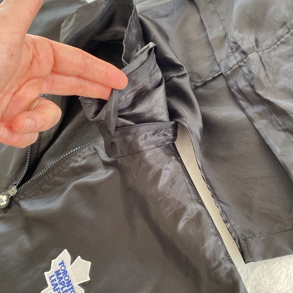 Toronto Maple Leafs Vintage Hooded NHL Coat Jacket. Size M/L. - Picture 12 of 17